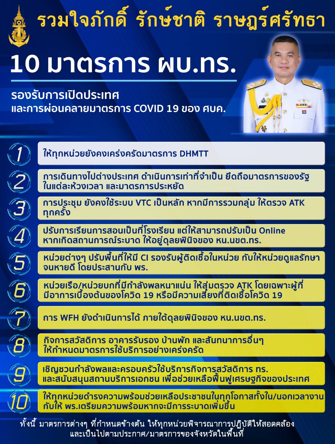 10มาตรการ ผบ.ทร.